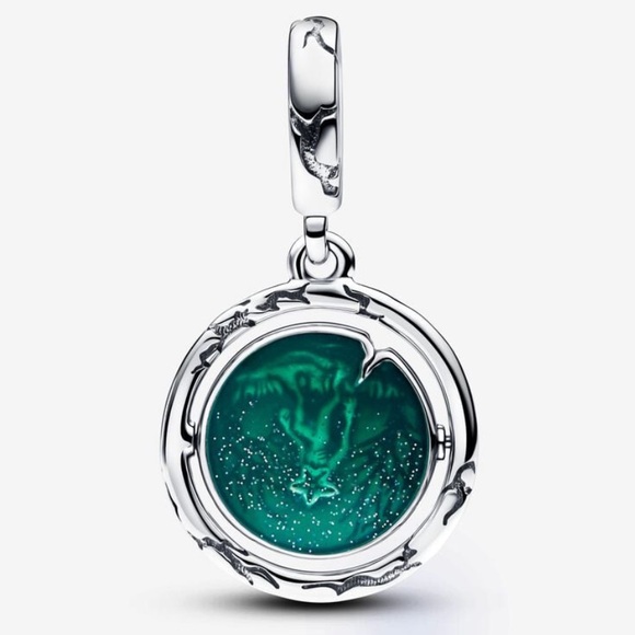 NWOT Stranger Things Glow-in-the-dark Upside Down Dangle Charm Sterling Silver - Picture 4 of 15